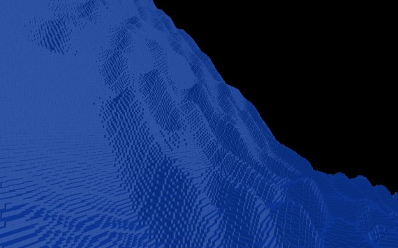 Blackvoxel Blue Mountains zone