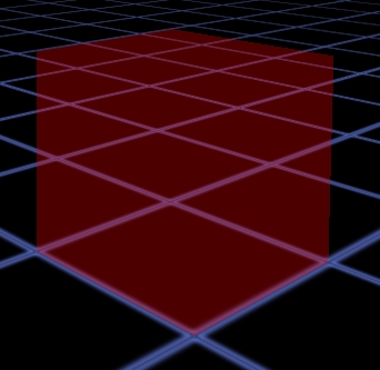 Glass red
